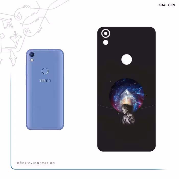 برچسب پوششی ماهوت مدل Collage of surreal Portrait of Women 3 مناسب برای گوشی موبایل تکنو Camon CM