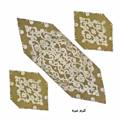 ست سه تکه رومیزی مدل گلستان کد M3-3