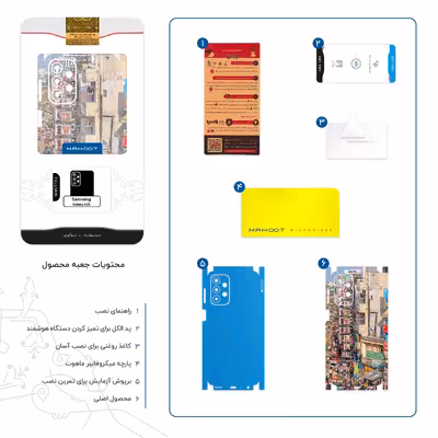 برچسب پوششی ماهوت مدل City of Delhi-FullSkin مناسب برای گوشی موبایل سامسونگ Galaxy A23