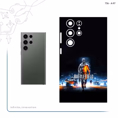 برچسب پوششی ماهوت مدل Battlefield Game Series مناسب برای گوشی موبایل سامسونگ Galaxy S23 Ultra