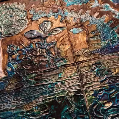 تابلو برجسته طرح جنگل مجموعه 6 عددی