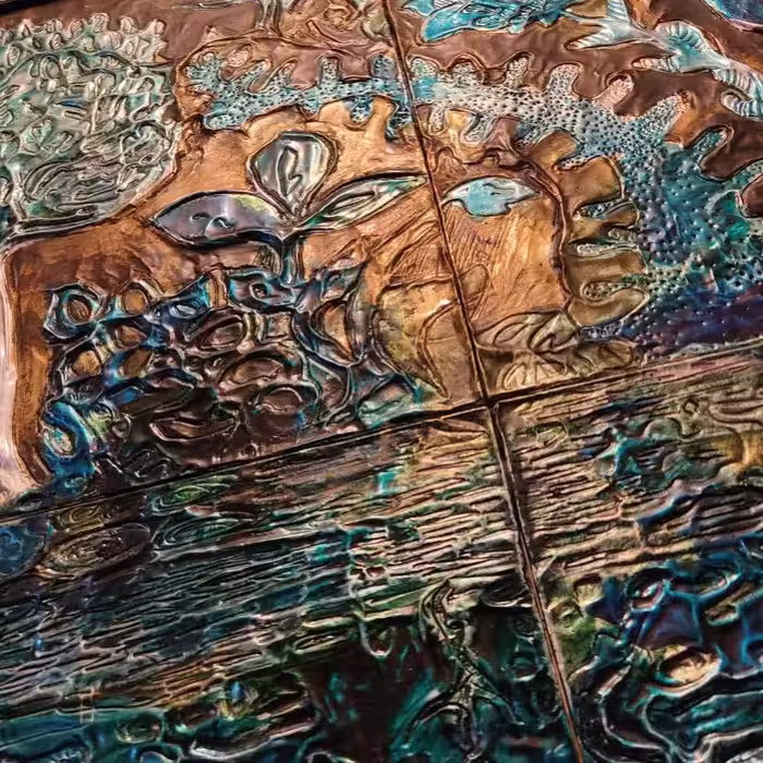 تابلو برجسته طرح جنگل مجموعه 6 عددی