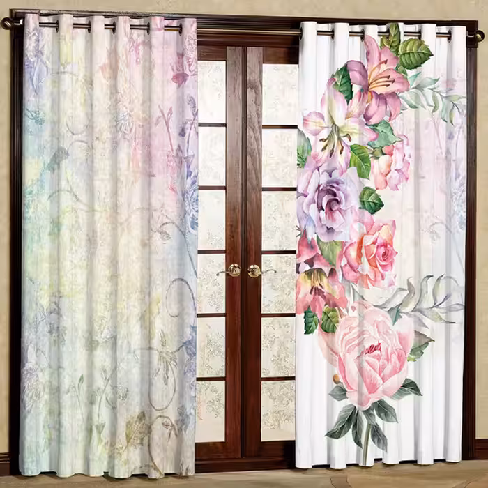 پرده پانچی کد 5649 سایز 280x140 سانتی متر