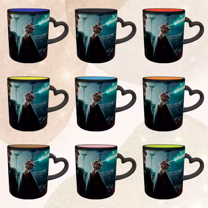 ماگ حرارتی مدل دسته قلبی طرح هری پاتر کد 38