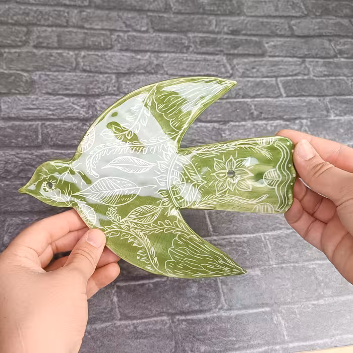 دیوارکوب سرامیکی مدل پرنده