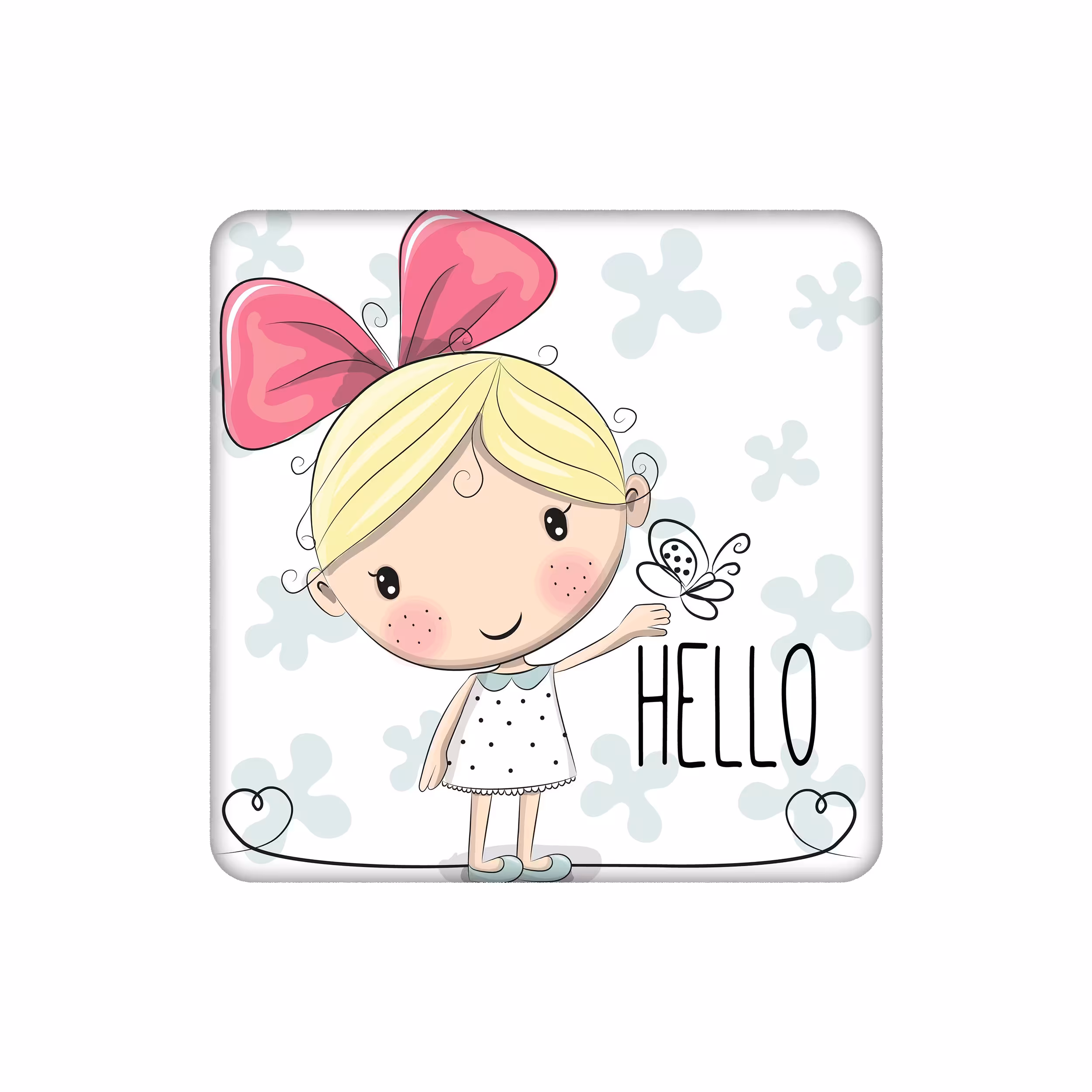 زیرلیوانی طرح دختر کد 5027143