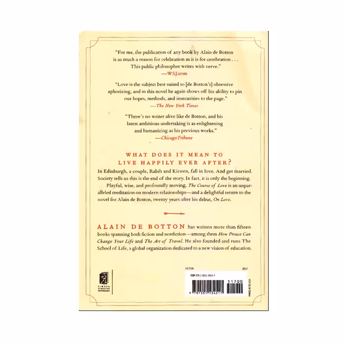 کتاب The Course of Love اثر Alain de Botton انتشارات الوند پویان