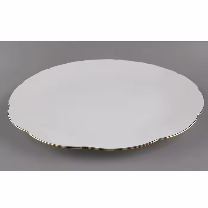 بشقاب غذاخوری داماس مدل Gold-26 بسته 6 عددی