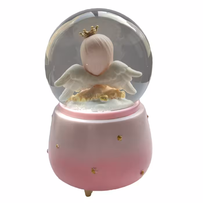 گوی موزیکال مدل پمپی دخترک فرشته در حال نیایش