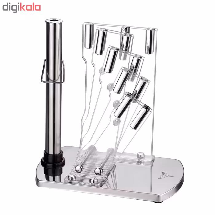 سرویس چاقو آشپزخانه 10 پارچه وینر کد W7335P به همراه چاقو تیزکن