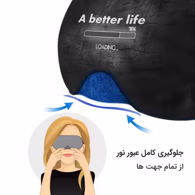 چشم بند خواب کاوا ماسک مدل Loading9