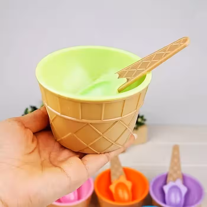 بستنی خوری مدل میراکل بسته 2 عددی