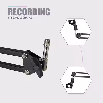 پایه میکروفن رکوردینگ مدل desk