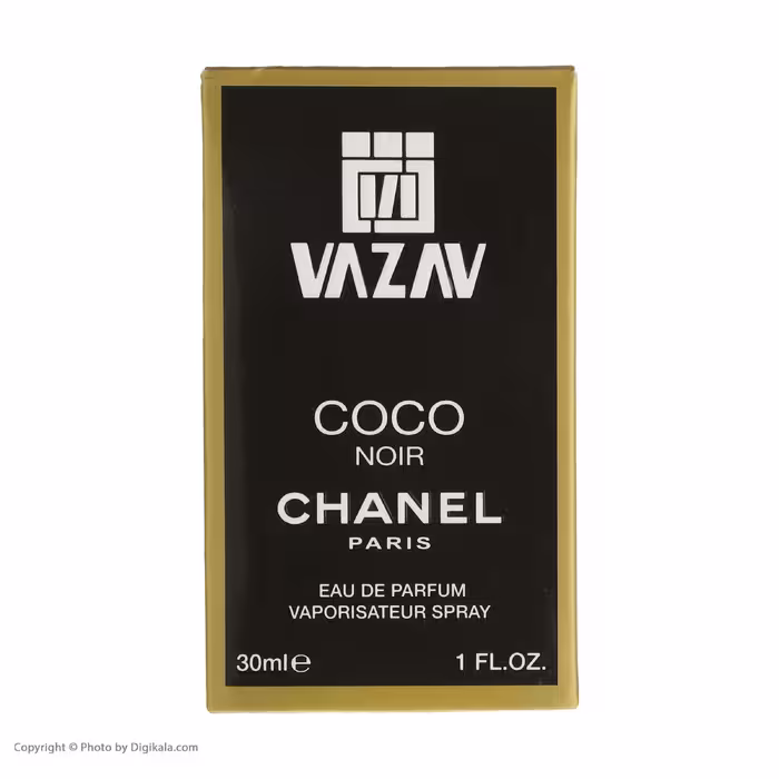 عطر جیبی زنانه واژاو مدل CHANEL Coco Noir حجم 30 میلی لیتر