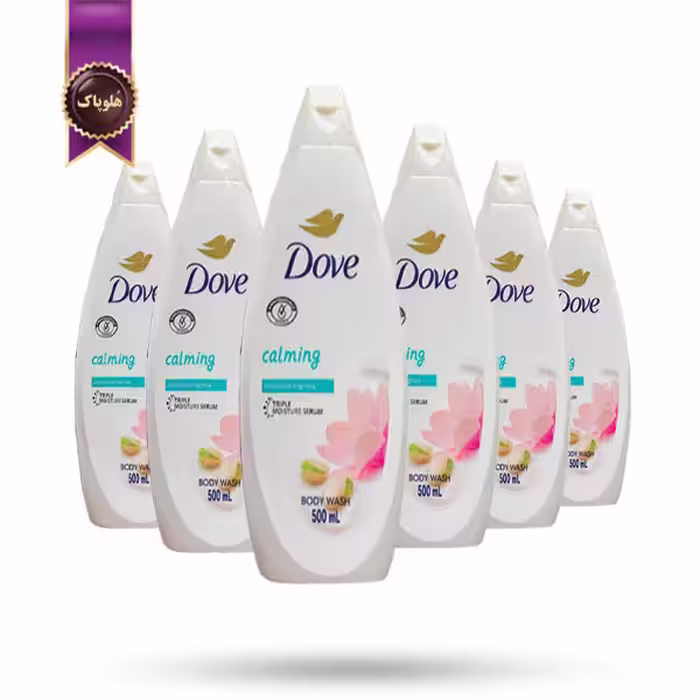 6 عدد شامپو بدن داو Dove مدل پسته و عصاره مگنولیا Pistachio & Magnolia حجم 500 میلی لیتر (اورجینال)
