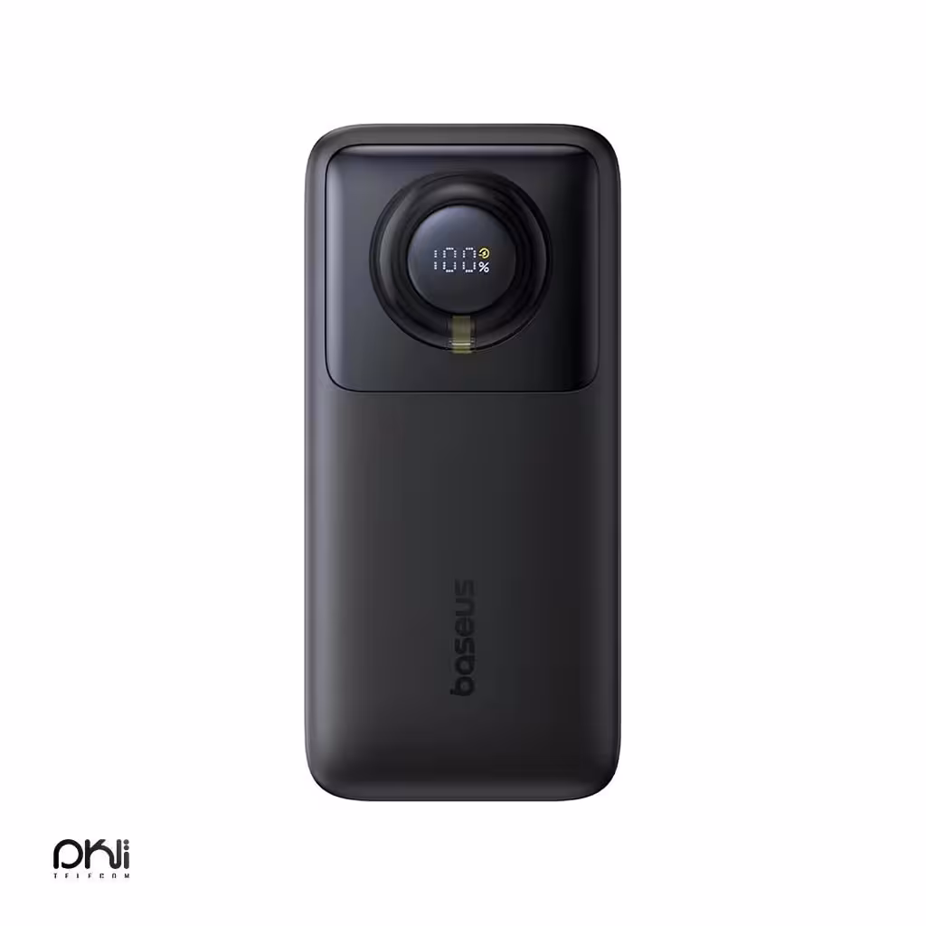 پاوربانک 20000 بیسوس Baseus Free2Pull P10073700123 توان 65 وات با کابل تایپ سی جمع شونده - تلکام