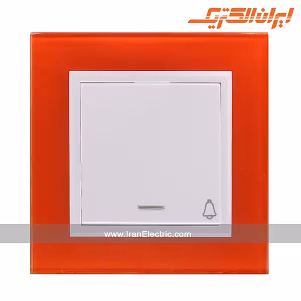 شاسی زنگ برلیان کریستال نارنجی ایران الکتریک