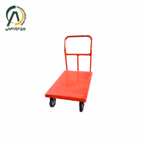 چرخ دستی چهار چرخ بدون حفاظ لوله سنگین با چرخ درجه یک 600*900 میلی متر