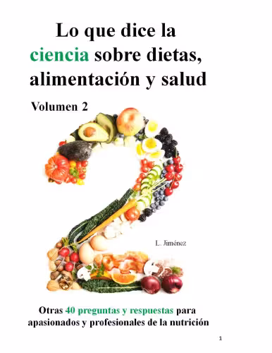 خرید و دانلود نسخه کامل کتاب Lo que dice la ciencia sobre dietas alimentación y salud