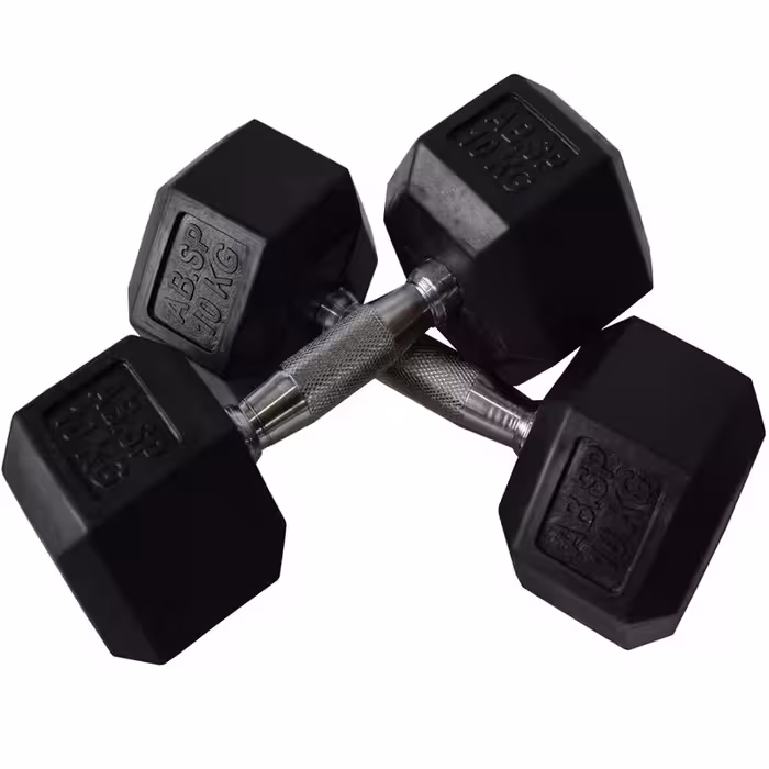 دمبل مدل شش ضلعی وزن 10 کیلوگرم بسته دو عددی | کالا مکس