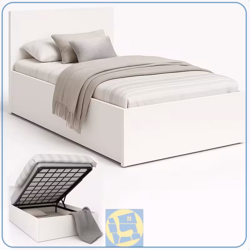 تخت خواب یک نفره جکدار SBJ290