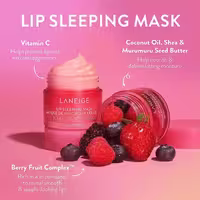 ماسک لب لانیژ با رایحه Berry جلوگیری از خشک و پوسته پوسته شدن لب  حجم 20گرم  ساخت کره