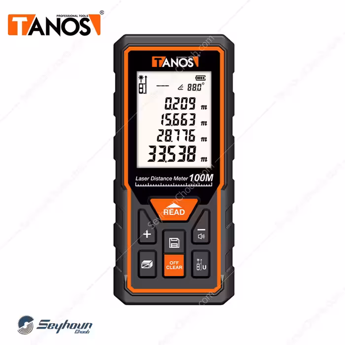 متر لیزری 50 متری تانوس مدل TANOS LM-5022