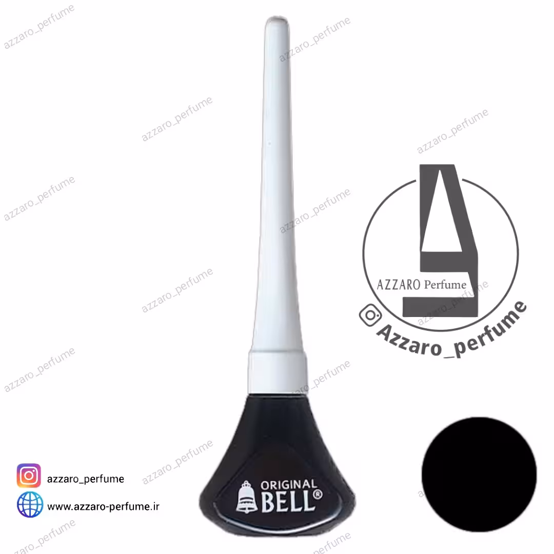 خط چشم کوزه ای ضدآب کربن بلک بل BELL حجم 45 میل
