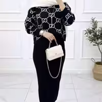 ست سارافون و رویی بافت مدل صبا،موجودی بگیرید حتما