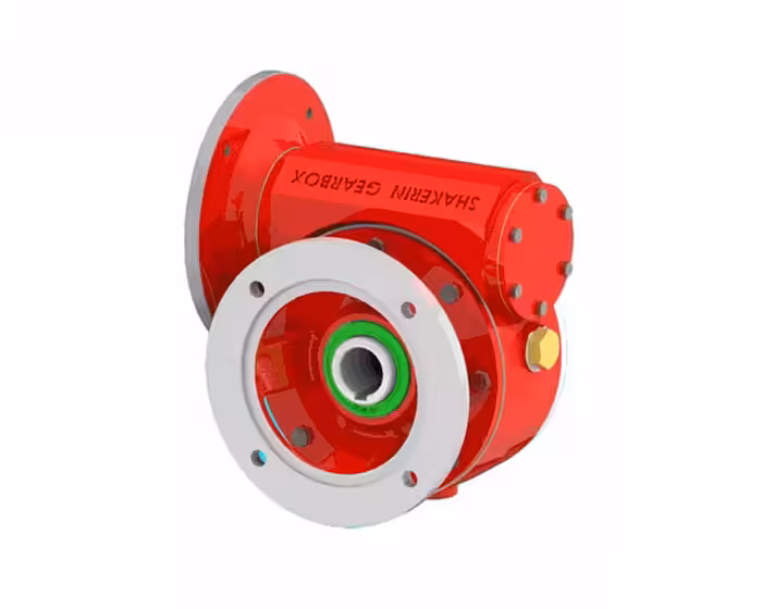 گیربکس حلزونی فلنچ دار MVF.FC شاکرین سایز 62 با نسبت تبدیل 1 به 56 دور