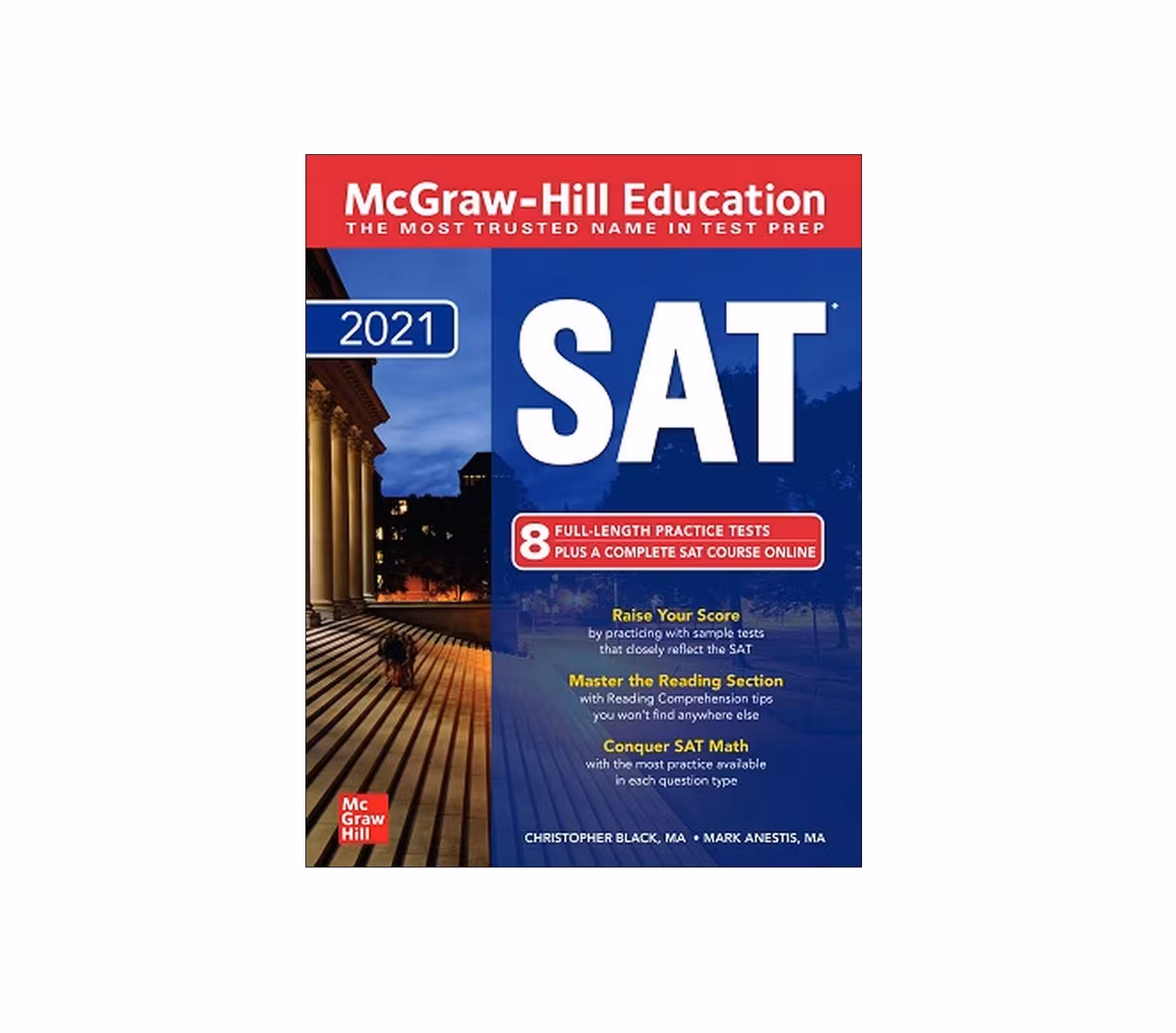 کتاب McGraw Hill Education SAT 2021 مک گروهیل اجوکیشن اس ای تی