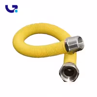 شیلنگ گاز استیل زرد 3/4 شرکتی