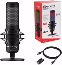 خرید میکروفن هایپرایکس HyperX QuadCast S RGB (کارکرده) با بهترین قیمت