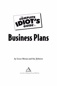 خرید و دانلود نسخه کامل کتاب The Complete Idiot&#039;s Guide to Business Plans