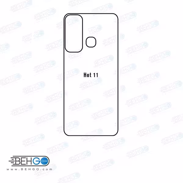 برچسب پشت گوشی اینفینیکس Infinix Hot 11