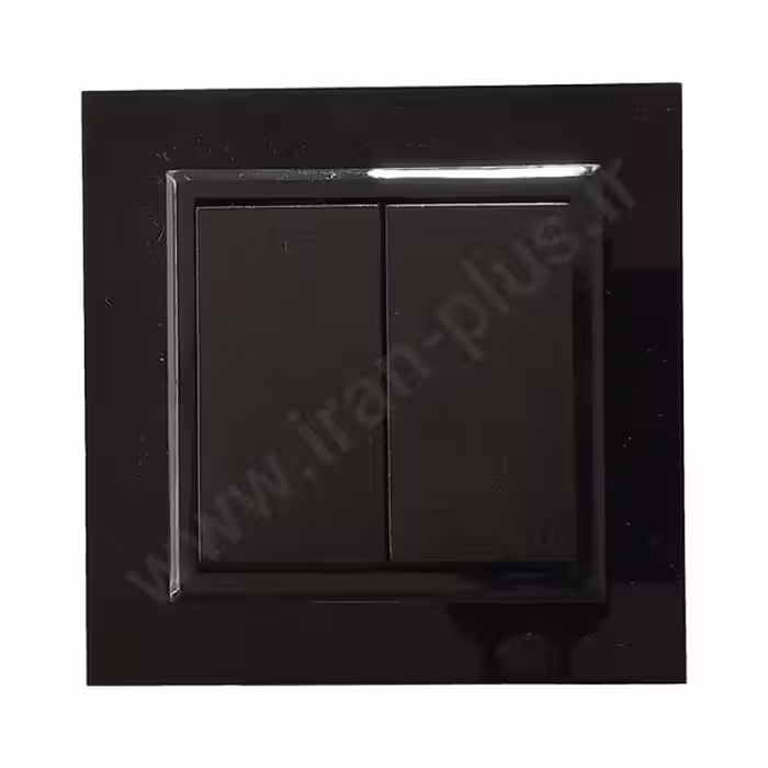 کلید دو پل مدل برلیان پلکسی مشکی