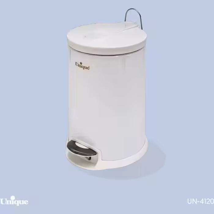 سطل زباله 12 لیتر سفید یونیک UN-4120