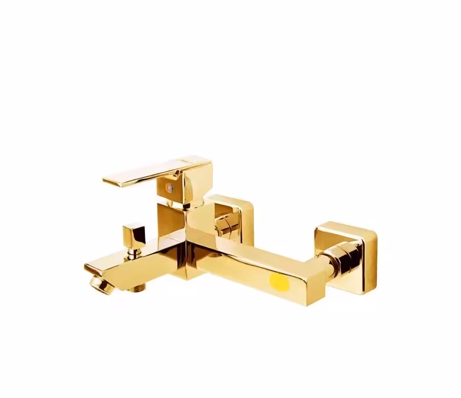 شیر حمام شیذر مدل فلت طلایی