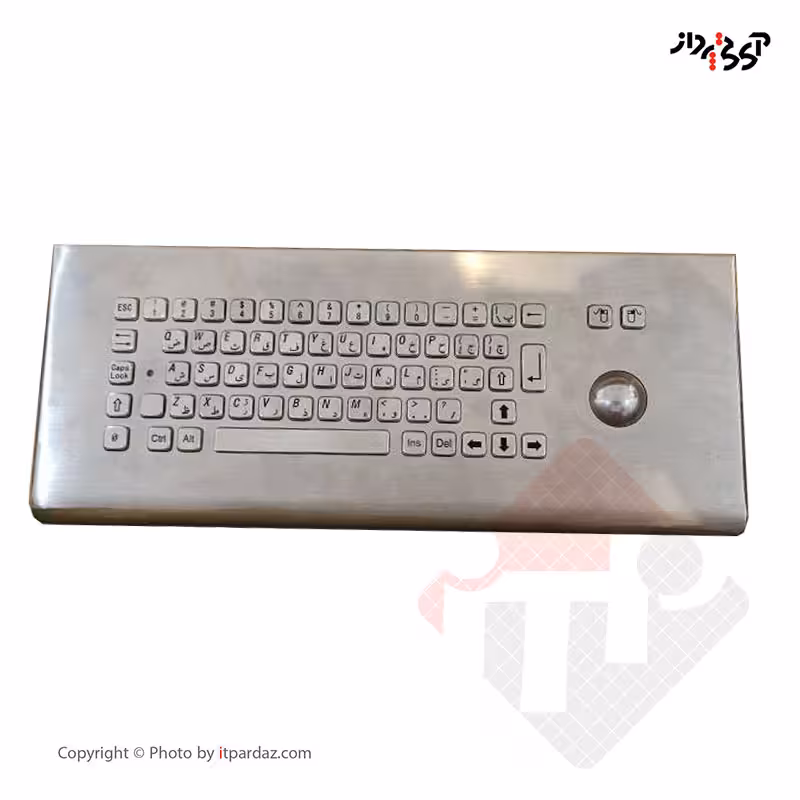 صفحه کلید فولادی با ترکبال مدل KY-Tek343-Desk