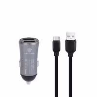 شارژر فندکی لنیز مدل CA 856 به همراه کابل تبدیل USB-C | کالا مکس