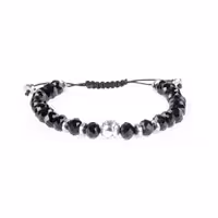 دستبند سنگی نگین دار مردانه زنانه PM1027