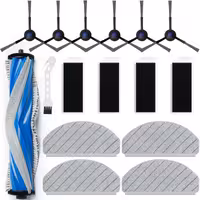 اکسسوری جارو رباتیک اکووکس مناسب مدل ECOVACS DEEBOT N20 Plus, Yeedi C12, C12 Pro Plus (ارسال 10 الی 15 روز کاری)