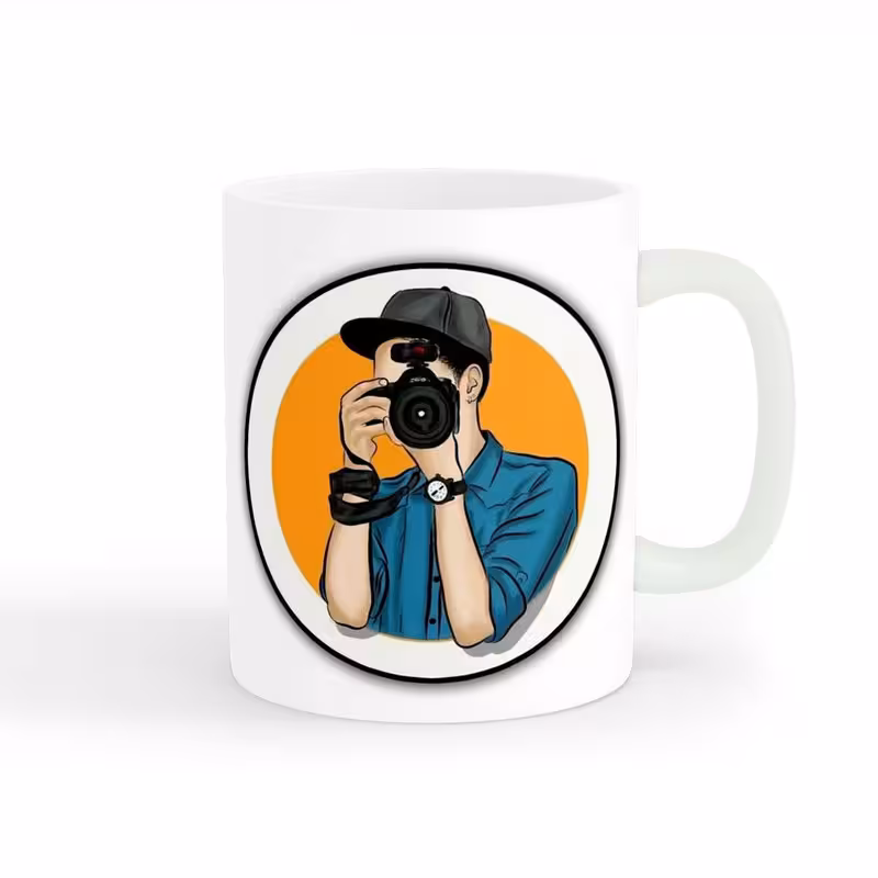 خرید ماگ-لیوان  پسر عکاس کد a-262