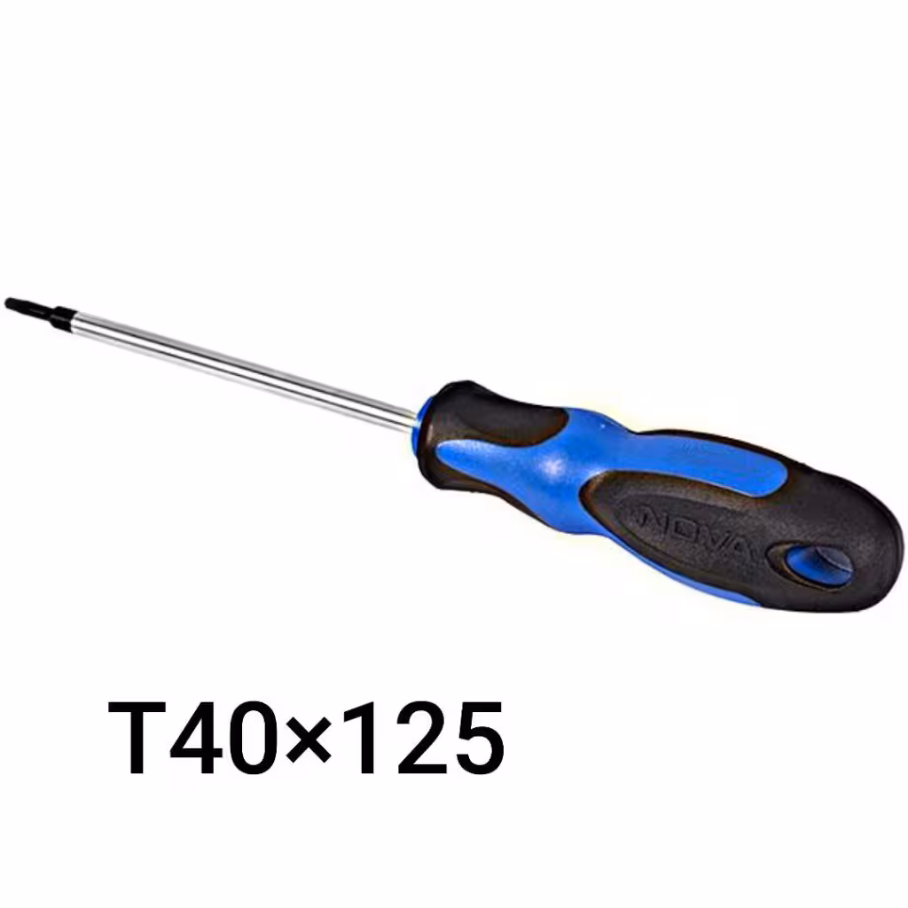 پیچ گوشتی دسته پلاستیکی 125×T40 ستاره ای نووا NOVA مدل 1645