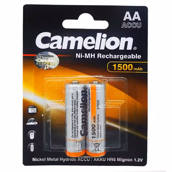 باتری قلمی قابل شارژ کملیون (بسته 2 عددی)