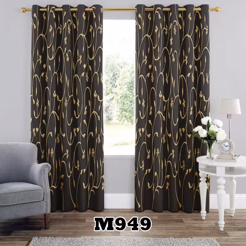 پرده سه بعدی طرح گل