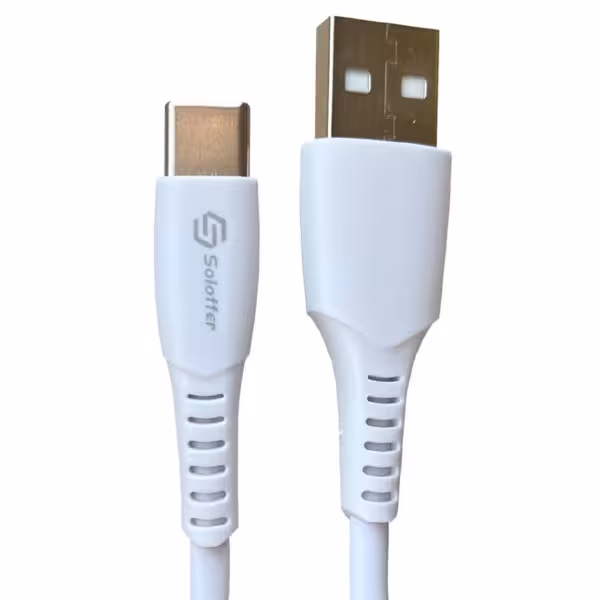 کابل تبدیل USB به USB-C سولفار مدل A11 طول 1 متر
