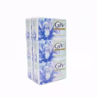 صابون جیو Giv آبی مدل GIV Beauty Soap رایحه ادکلنی بسته 4 عددی
