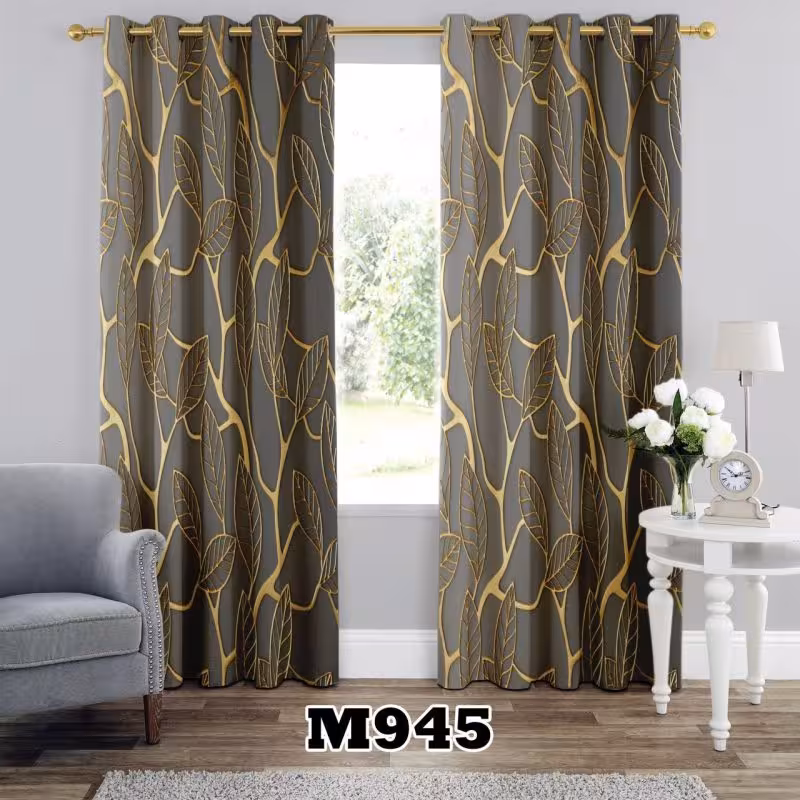 پرده سه بعدی طرح برگ