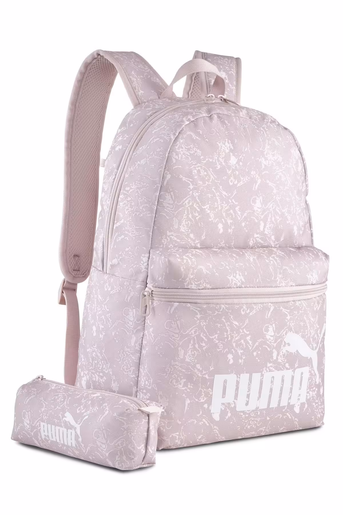 کیف مدرسه مردانه و زنانه کوله پشتی AOP فاز کیسه دسته قلم یونیکس صورتی Puma